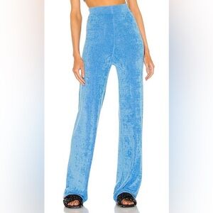 Amanda Uprichard Blue Track Pants
